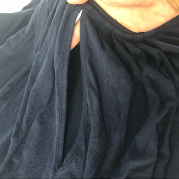 Banana Republic Blouson Navy Blue Summer Dress with adjustable waist, SZ S - Picture 13 of 16